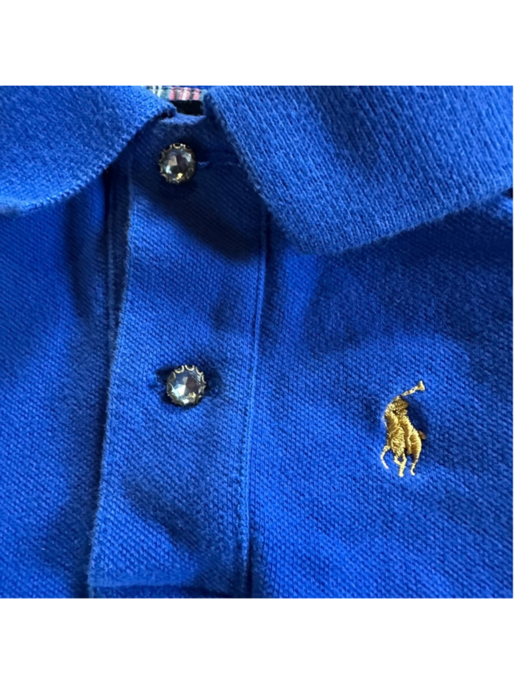 Boys Ralph Lauren Polo Shirt Size 3/3T Blue Summer